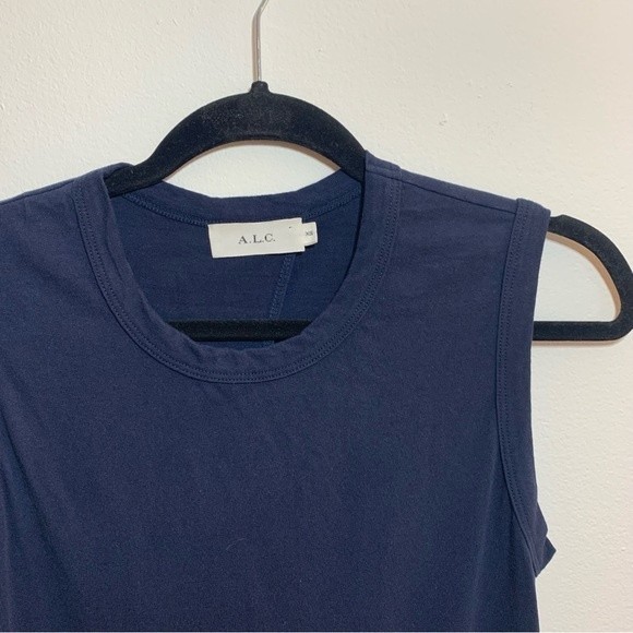 A.L.C. Webster Twist Back Sleeveless T-shirt Dress - Picture 4 of 5